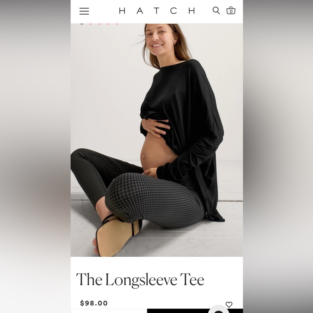 Hatch - The Longsleeve Tee, Size 1/Small, Black